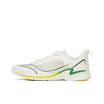 Anta Abrasion Resistant Slip Resistant Low Top Running Shoes Women's Green