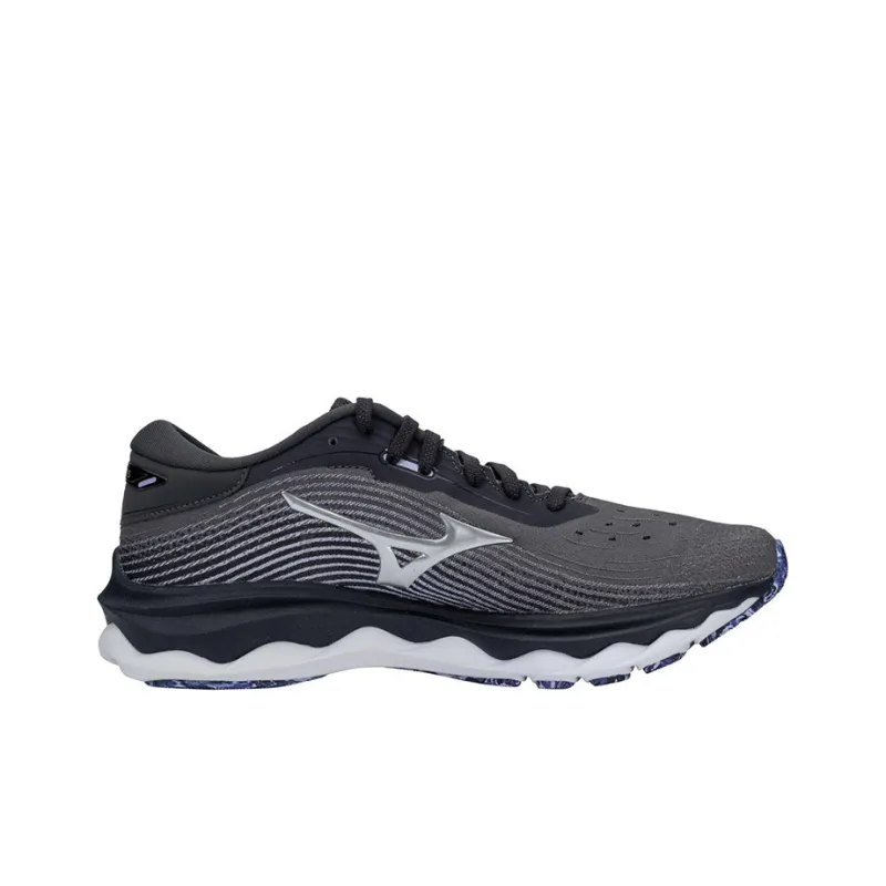 Mizuno Women's Wave Sky 5 'Grey Silver' Women's-1