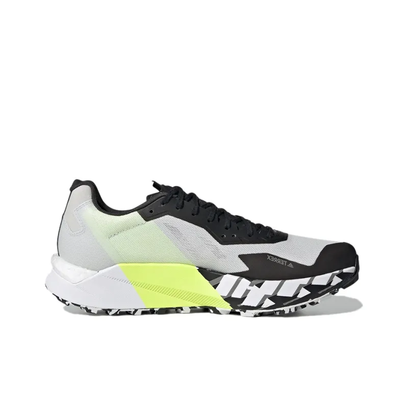 Adidas Terrex Agravic Ultra Trail 'Grey Solar Yellow'-1