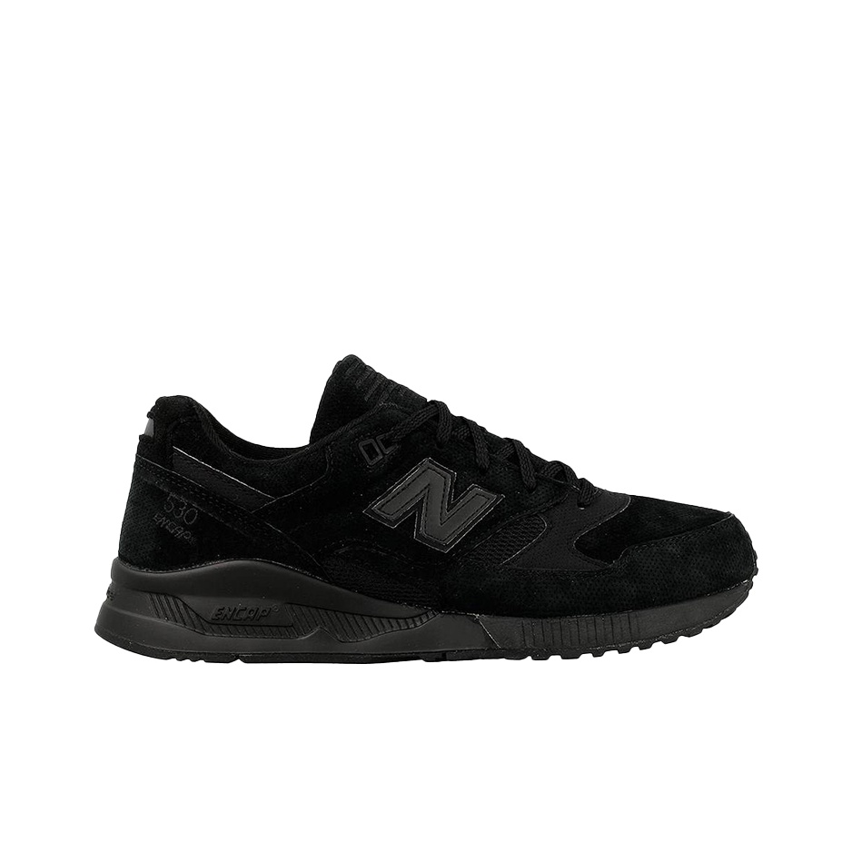 New balance 530 triple black best sale