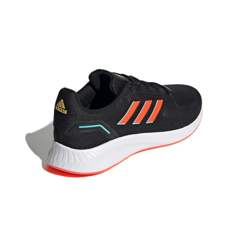 Adidas Run Falcon 2.0 'Black Solar Red'-3