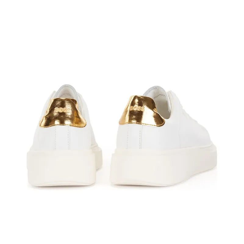 HUGO BOSS Skateboard Shoes Women's Low-Top White-4