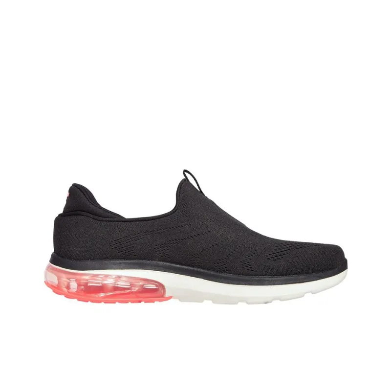 Skechers GO WALK Air 2.0-Sky Motion Cushioning Anti-Slip And Wear-Resistant Low-Top Casual Shoes Women's Black Pink-1