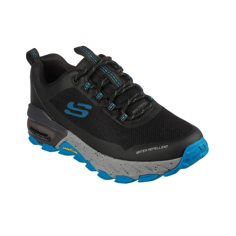 Skechers Max Protect Casual Shoes Men Low-Top Black/Blue-2