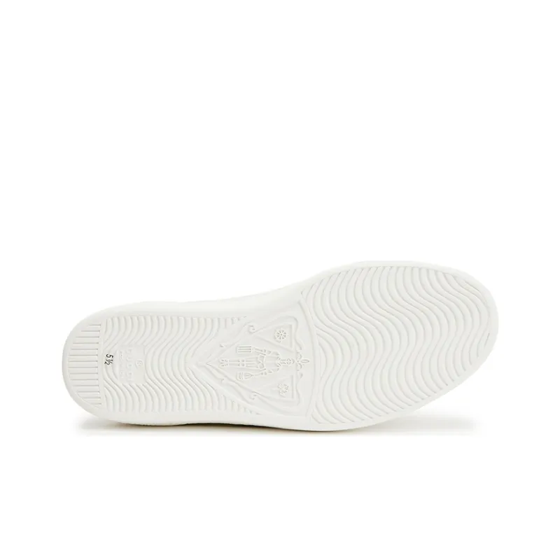 GUCCI New Ace Grip Strap Low 'White'-6