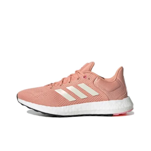 Adidas Pure Boost 21 Running Shoes Women's Low-Top Pink/White