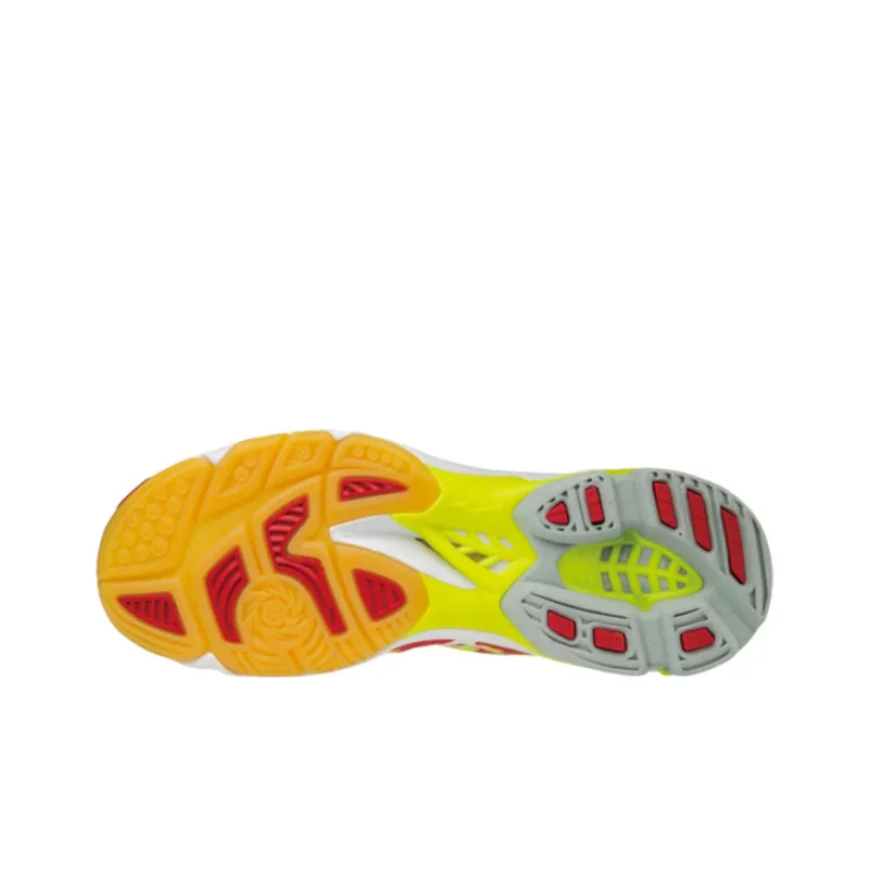 Mizuno Wave Lightning Z4 Running Shoes Unisex Low-Top Red/Yellow-4