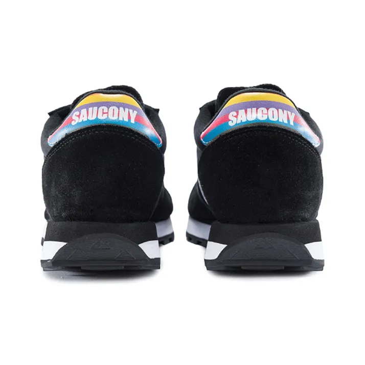 Saucony Jazz Original Vintage Running Shoes Men Low Top Black Green-3