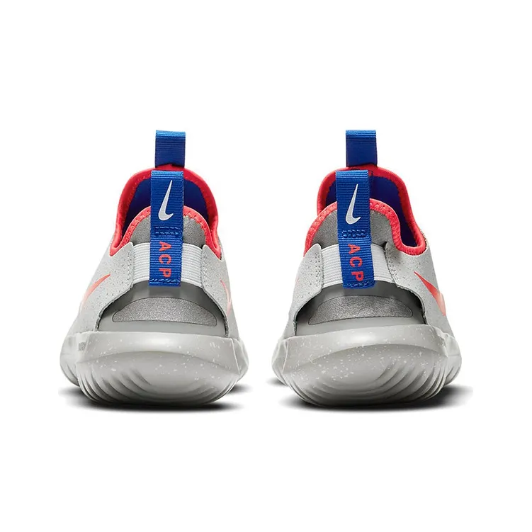 Nike Flex Runner Se 'Particle Grey Bright Crimson' Gs-4