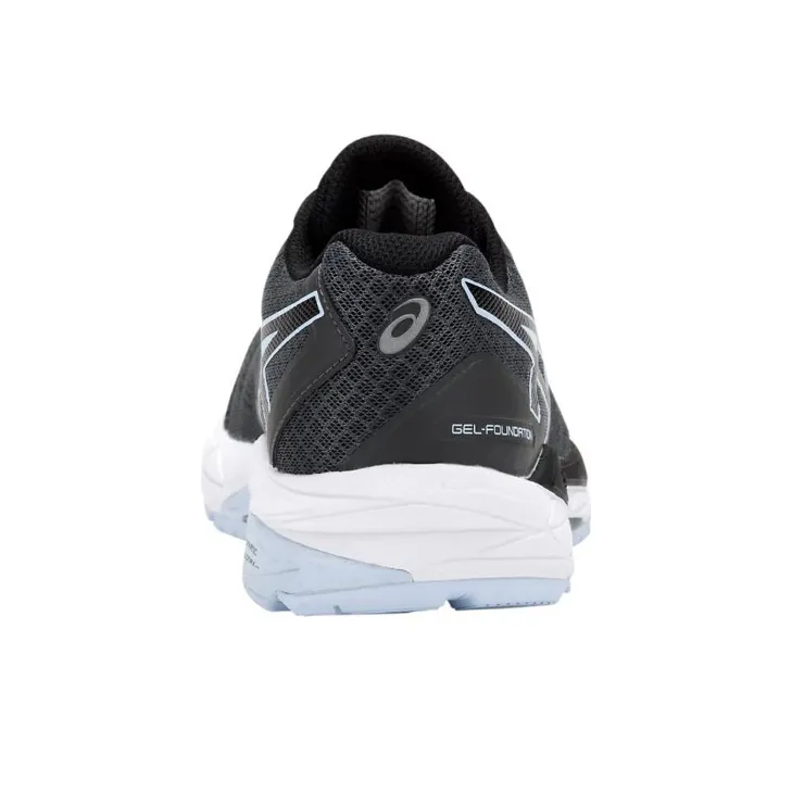 Asics Gel-Foundation 13 Breathable Wear-Resistant Slip-Resistant Low-Top Running Shoes Women's Gray Black D-Width-4