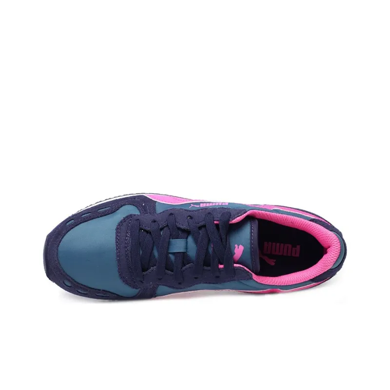 PUMA Cabana Racer Running Shoes Women's Low-Top Blue/Pink-3