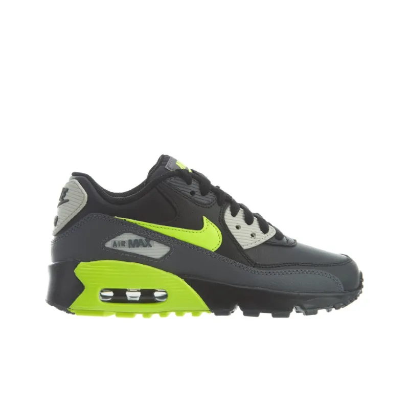 Nike Air Max 90 Dark Grey Volt Black GS-1