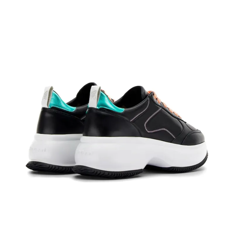 HOGAN Maxi I Active Running Shoes Women's Low-Top Black-3