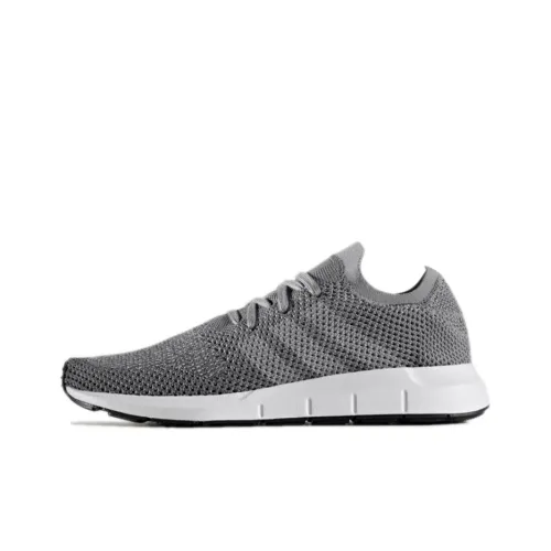 Adidas Originals Swift Run Anti-Slip Wear-Resistant Low-Top Running Shoes Men's Gray White