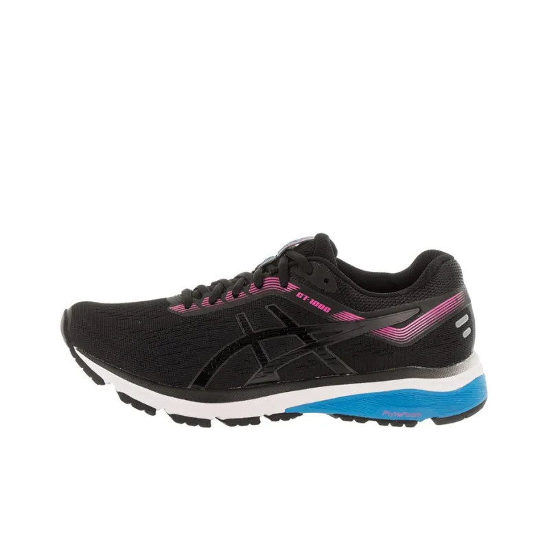 Asics GT-1000 7 Breathable Lightweight Low-Top Running Shoes Women's Black Purple Blue-0