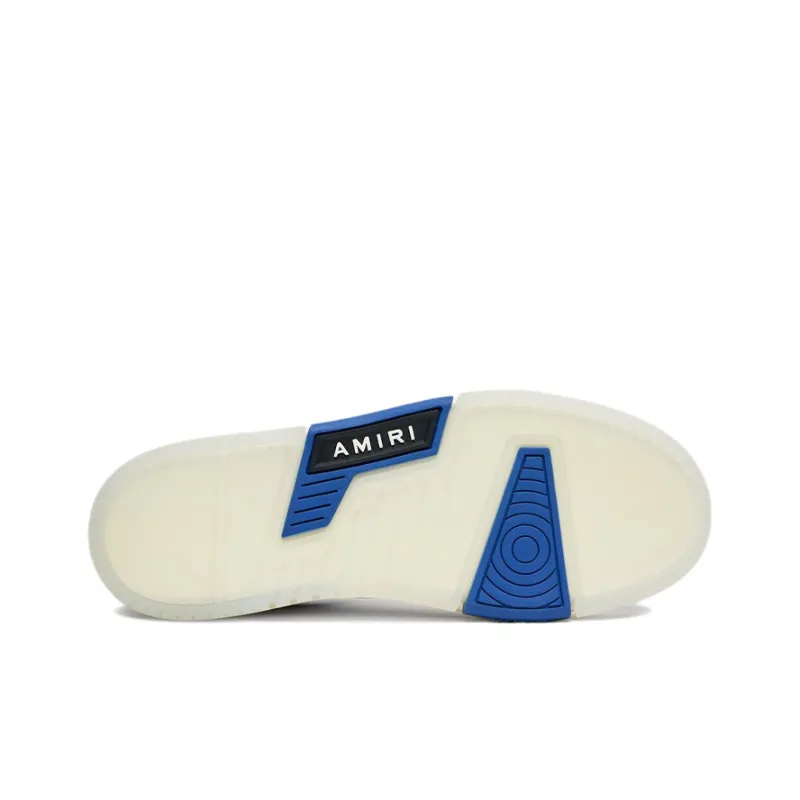 AMIRI Stadium Low White Blue-4