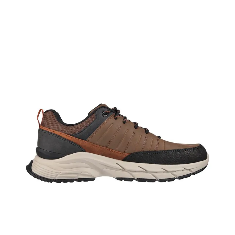 Skechers ARCH FIT BAXTER Cushioning Anti-Slip And Wear-Resistant Low-Top Casual Shoes Men's Brown Black-1