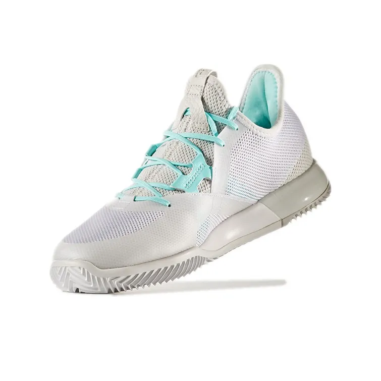 Adidas Adizero Defiant Bounce Anti-Slip Wear-Resistant Low-Top Tennis Shoes Women's White-2