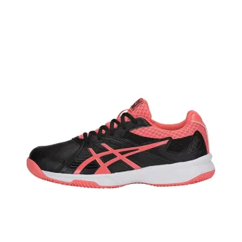 Asics Court Slide Clay Anti-Slip Wear-Resistant Low-Top Tennis Shoes Women's Black Orange