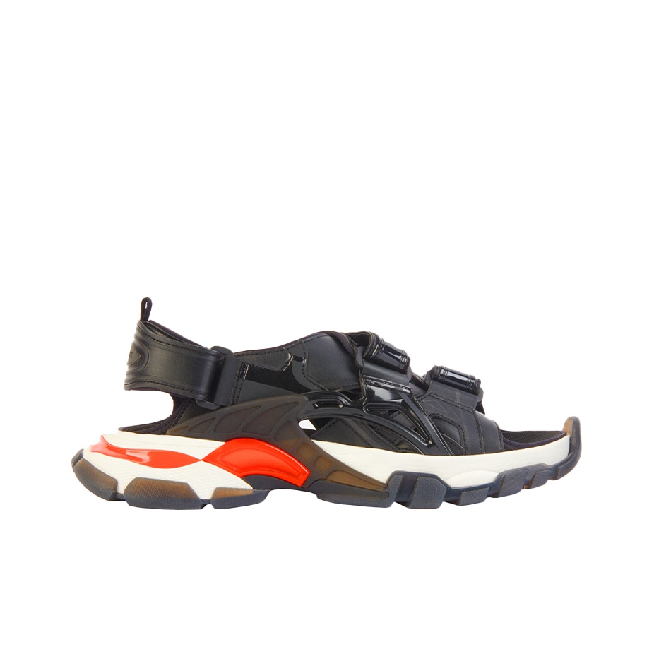 Balenciaga Track Sandal 'Clearsole - Black Red' - POIZON Balenciaga Track Sandal 'Clearsole - Black Red' - POIZON
