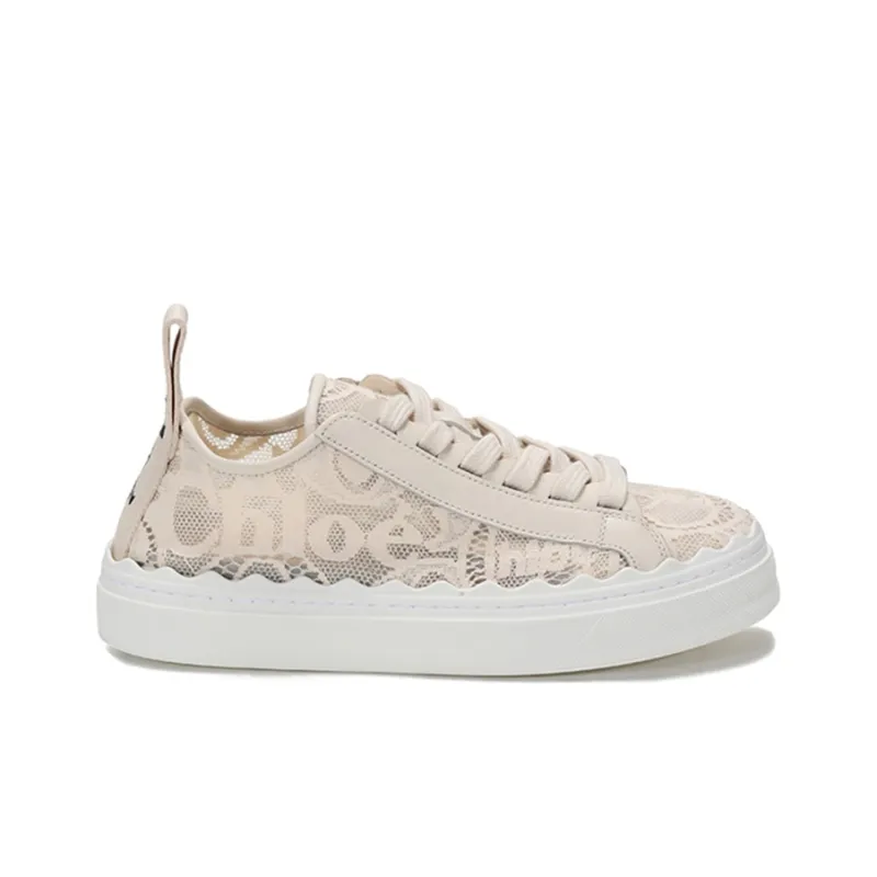 Chloé Lauren Lace-detail Sneakers-1