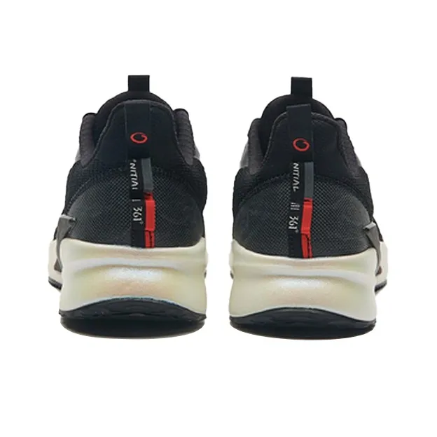 361° QU!KFOAM Anti Slip Wear Resistant Breathable Lightweight Low Top Running Shoes Women's Black Red-3