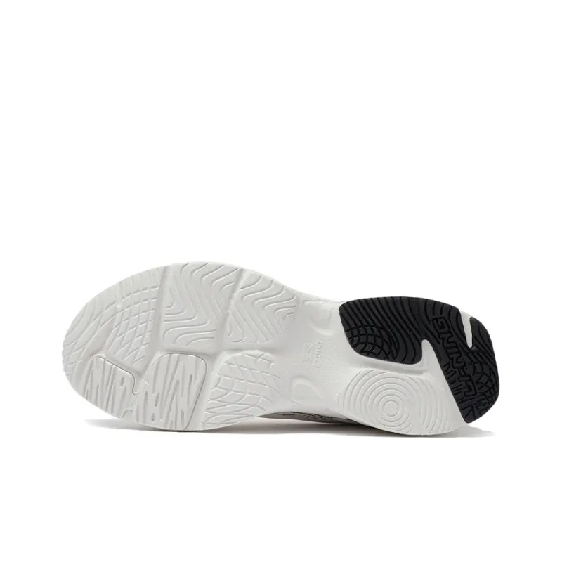 LiNing Meteor Cushioning, Slip Resistant, Abrasion Resistant, Rebound Low Top Sports Casual Shoes Men's White Black Red-3