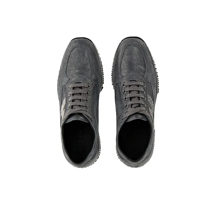 HOGAN Interactive Casual Shoes Women's Low-Top Gray-4