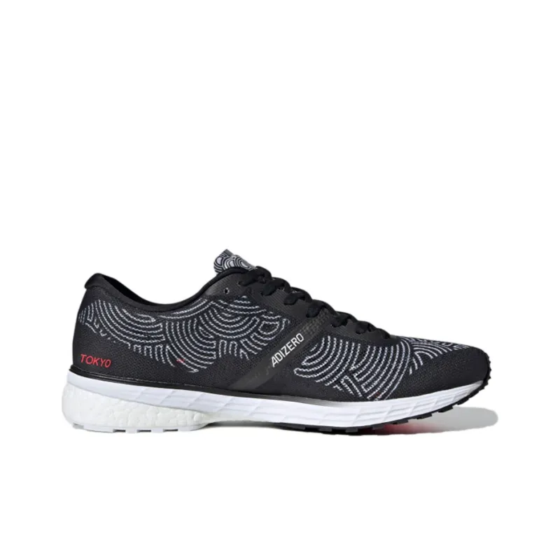 Adidas Adizero Adios 5 X Hirocoledge 'Tokyo Black White'-1