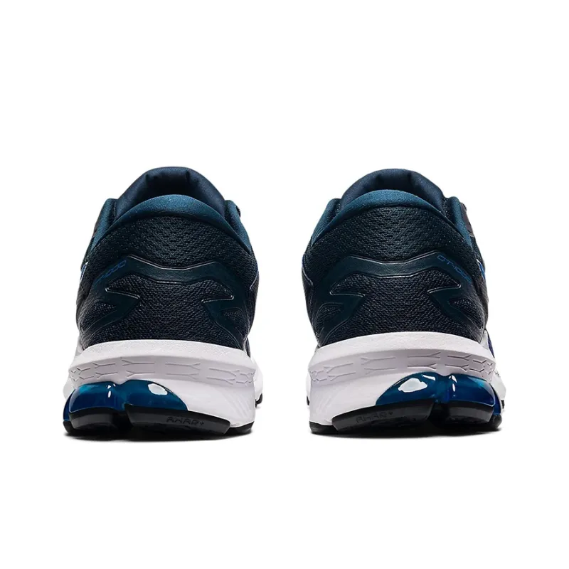 Asics GT-1000 10 Cushioning Anti-Slip And Wear-Resistant Low-Top Running Shoes Men's Blue White 4E-Width-3