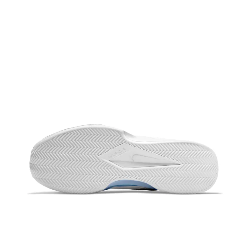 Nike Court Vapor Lite Cushioning Anti-Slip And Wear-Resistant Coverage Low-Top Tennis Shoes Women's White Light Blue-5