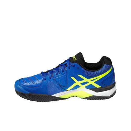 Asics Gel-Challenger 10 Tennis Shoes Men Low-Top Blue/Yellow