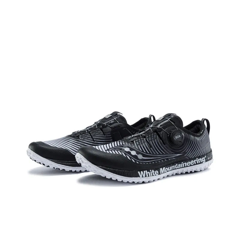 Saucony Switchback Low-Top Running Shoes Men's Black White Standard M-2