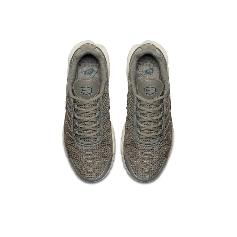 Nike Air Max Plus Running Shoes Women's Low-Top Dark Gray/Vintage Green-3
