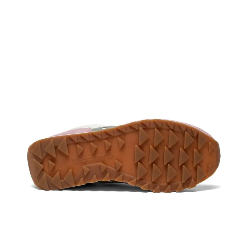 Saucony Jazz 81 Cushioning, Slip Resistant, And Abrasion Resistant Low Top Casual Shoes Women's Pink Blue-4
