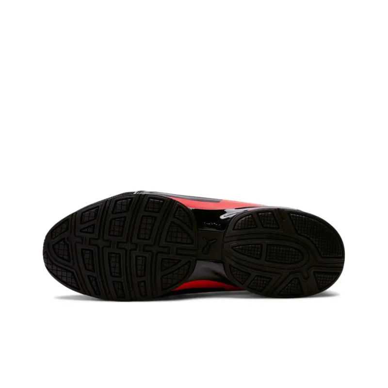 PUMA Axelion Break Low-Top Running Shoes Men's Black Red-4
