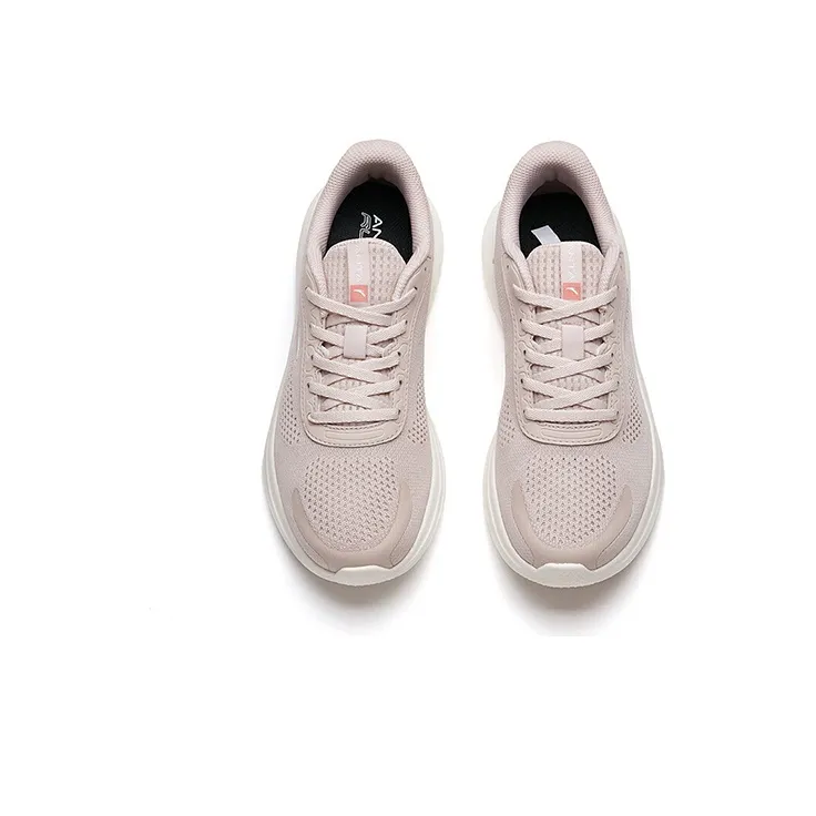 Anta Running Collection Durable Cushioning Low-Top Running Shoes Women's Lotus Gray-2