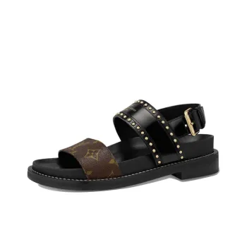 LOUIS VUITTON Shoes Sports Sandals 'Black Brown' Women's