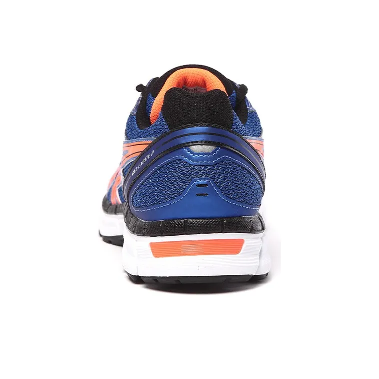 Asics Gel-Excite 3 Anti-Slip And Wear-Resistant Breathable Low-Top Running Shoes Men's Blue Orange-3