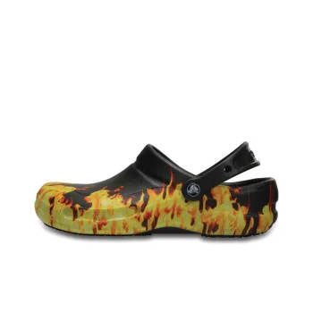 Crocs Bistro Graphic Clogs 'Yellow Black'