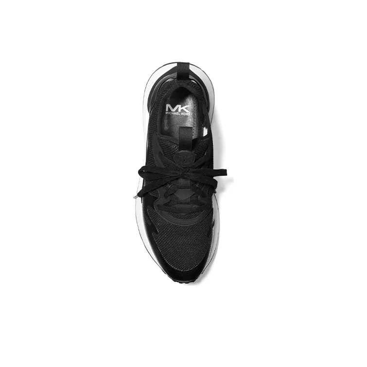 MICHAEL KORS Nolan Cushioning, Slip Resistant, And Abrasion Resistant Low Top Casual Shoes Men's Black-3