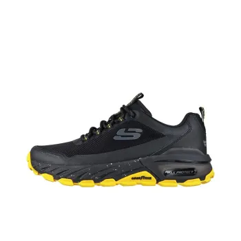 Skechers Max Protect Casual Shoes Men Low-Top Black/Yellow