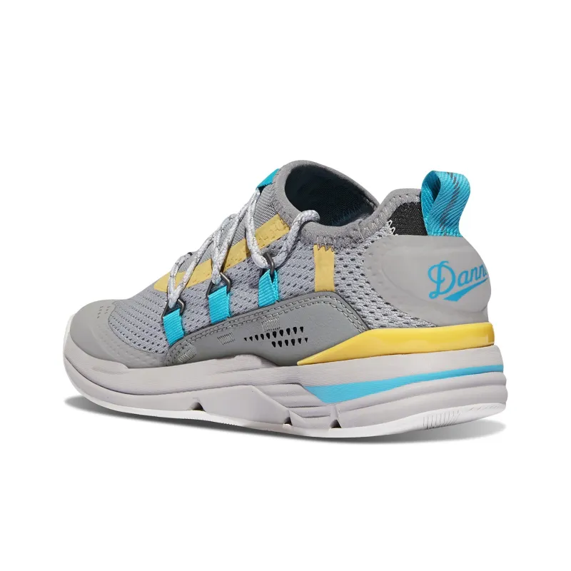 Danner Casual Shoes Women's Low Top Light Gray/Bright Blue-2