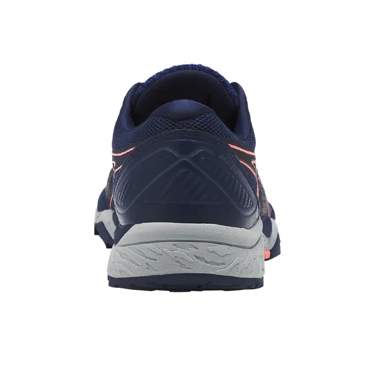 Asics GEL-FujiTrabuco 7 Durable Breathable Low-Top Running Shoes Women's Navy Blue-4