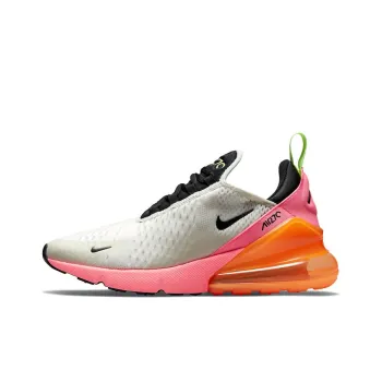 Nike Air Max 270 White Sunset Pulse Total Orange Women's
