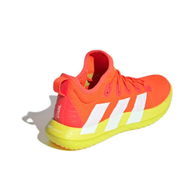 Adidas Stabil Next Gen Anti Slip And Wear Resistant Breathable Low Top Running Shoes Unisex Orange Yellow White-3