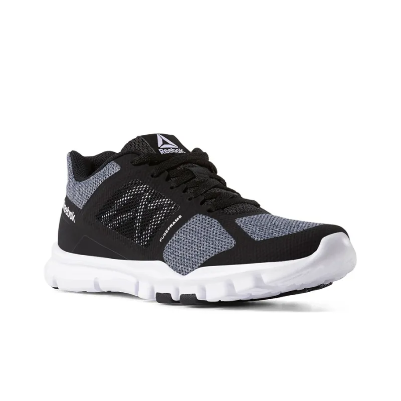 Reebok Yourflex Trainette 11 Breathable Lightweight Low-Top Running Shoes Women's Black Gray-2