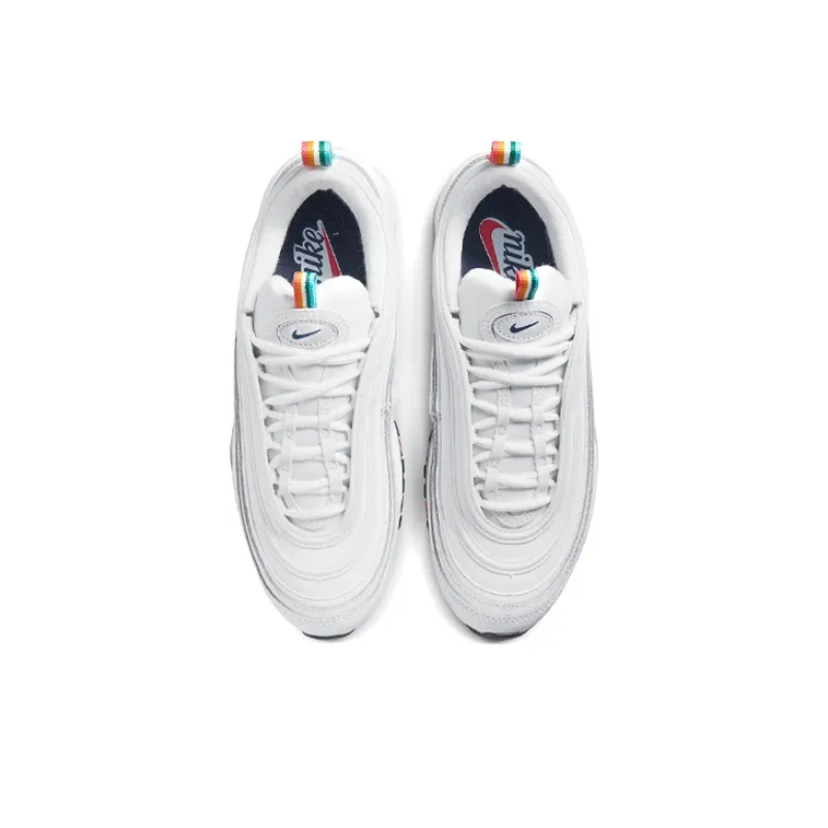 Nike Air Max 97 White Multi Color Pull Tabs Women's-2