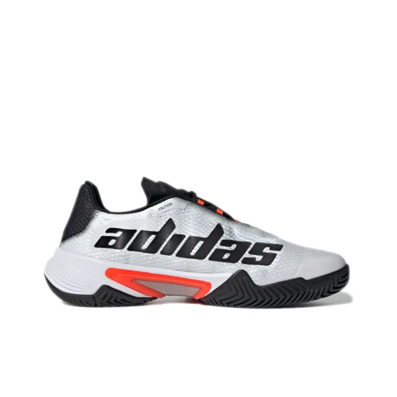 Adidas Barricade White Black Solar Red-1