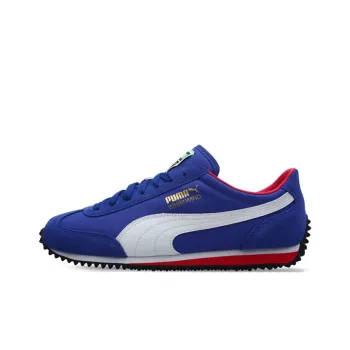 PUMA Whirlwind Classic Anti Slip And Wear Resistant Lightweight Low Top Running Shoes Men's Blue White